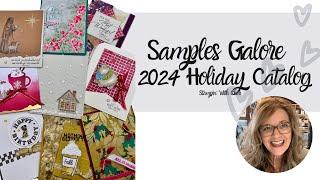 2024 Holiday Catalog Walkthrough ~ So MANY Samples! Stampin Up!