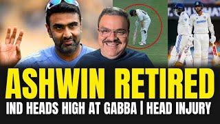 Ashwin Announces Retirement | Indian Heads High at Gabba | Travis Head Injury, Agha/Saim Save Pak