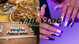 Nail Vlog: Come get my nails done with me/ running errands #vlogger#youtuberlife#vlogs