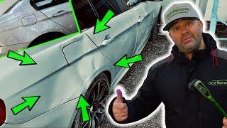 I REPAIRED THIS MASSIVE DENT WITHOUT PAINTING | Paintless Dent Removal