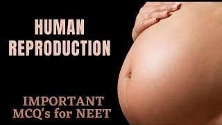 IMPORTANT BIOLOGY MCQ's for NEET || Human Reproduction || by Shiksha House