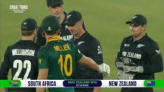 NZ vs SA Champions Trophy Semi Final Match Highlights | New Zealand vs South Africa Highlights