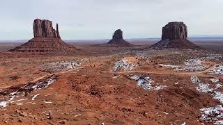 【Arizona】West Mitten Butte, East Mitten Butte & Merrick Butte @ Monument Valley ① on February 2023