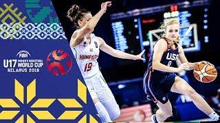 Hungary v USA - Full Game - Semi-Finals - FIBA U17 Women’s Basketball World Cup 2018