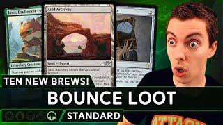  Ten New Brews! - Bounce Loot! - 🟢🟢🟢 - Mono-Green Ramp - (Foundations  Standard)