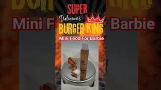 Flash Back from 2016 when @BURGERKING had hot dogs Avai at chefginas.com #barbie #mini