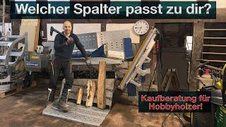 Holzspalter für Einsteiger + Hobbyholzer, Kaufberatung + Tipps, Brennholz einfach aufarbeiten