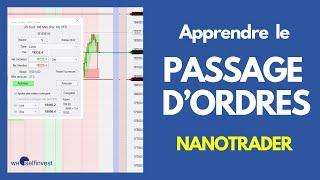 Le passage d'ordres sur NanoTrader | WH SelfInvest