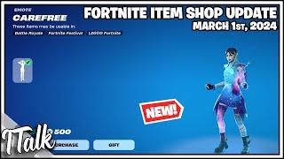 *NEW* CAREFREE EMOTE! Fortnite Item Shop [March 1st, 2024] (Fortnite Chapter 5)