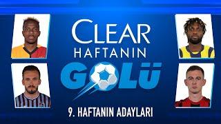 Trendyol Süper Lig 9. Haftanın En Güzel Golleri 2024/25 #Clear