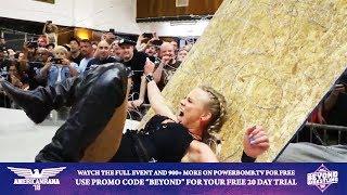 Penelope Ford gets thrown into Barbed Wire | Beyond Wrestling #Americanrana18 replay at Powerbomb.TV