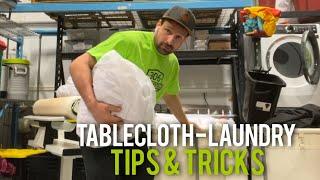 How To Launder Tablecloths - Event Rental Business