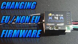 FrSky X4R-SB: How To Change EU / Non EU Firmware