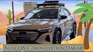 NEW 2025 Audi Q8 e-tron edition Dakar in Siam beige