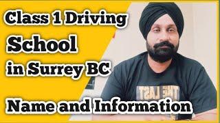 Class1 Driving school in Surrey BC/Trucker/Class1 Driving License information for Surrey BC