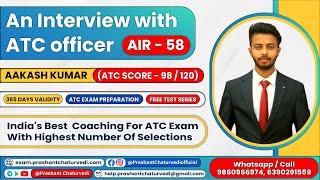 AAI ATC Preparation Strategy || Aakash Kumar (AIR 58, AAI ATC 2021) || AAI ATC Online Coaching ||