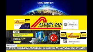 Otomatik Alüminyum Folyo Tabak Kase Yapma Makinesi Aluminum foil Container Machine