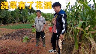 給阿姨帶來“澆菜神器”，看看效果怎麼樣？