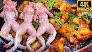 Yummy Cooking Fried Frogs in Sichuan Cuisine | Asian Food @foodatasty