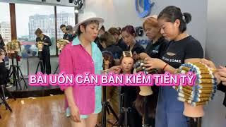 Bài uốn căn bản | Dung Trần Hair Academy