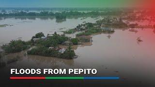 DRONE VIDEO: Severe flooding caused by Pepito | ABS CBN News