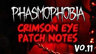 CRIMSON EYE Halloween Update 2024 Patch Notes | Phasmophobia