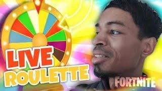  LIVE FORTNITE +  ROULETTE GAMING [live en direct]