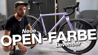 NEW (OLD) BIKE DAY! Neue Serien-Farbe am OPEN U.P. Lavender mit SRAM Red, Force, XX1 Mullet