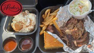 J. Render’s: Pulled Pork, Beef Brisket, Cole Slaw, French Fries & Nancy’s Banana Pudding Review