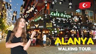 Alanya Turkey in 2023 | Nightlife | 4k Walking Tour