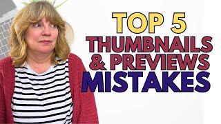 TOP 5 MISTAKES TPT SELLERS MAKE WITH THEIR PRODUCT THUMBNAILS AND PREVIEWS