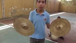 Tecnica para tocar correctamente platillos. Cómo tocar los platillos. How to play Hand Crash Cymbals