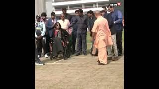 UP CM Yogi Adityanath Plays Cricket | Viral Video | #shorts