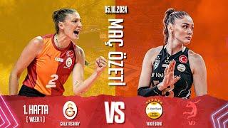 Galatasaray Daikin vs Vakıfbank | 2024-25 Vodafone Sultanlar Ligi 1. Hafta