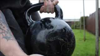 Juggling the 48kg Kettlebell aka "The Beast"