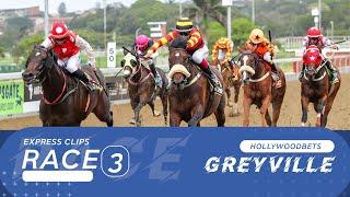 20250307 Hollywoodbets Greyville Race 3 won by VILA VICOSA