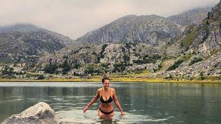 My coldest wild swim ever in an alpine lake! ️ Dolomites Italy filming vlog