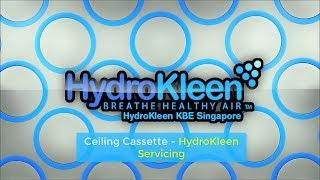 Hydrokleen Ceiling Cassette Aircon Servicing - KBE Singapore