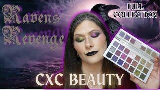 CXC BEAUTY RAVENS REVENGE COLLECTION | 2 LOOKS + SWATCHES