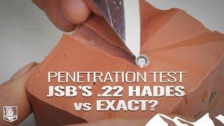 JSB Hades vs JSB Exact - airgun pellet penetration test