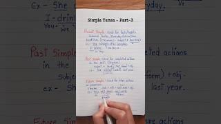 Simple Tense - Part-3 ‍️ #english #education #grammar #englishtips