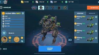 Arden Blitz Shifang | War Robots Gameplay