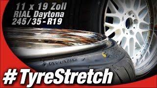 Amtlicher TyreStretch | 245/35-R19 auf 11x19Zoll | Federal Tire | RIAL Daytona | Mehrteilige Felge