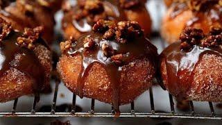 Apple Pie Caramel Pecan Donuts