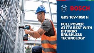 Bosch GDS 18V-1050 H BITURBO Cordless Heavy Duty Brushless Impact Wrench