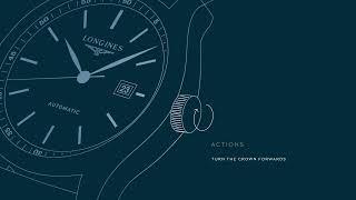 Longines User Guide - Instruction manual : 3 hands date