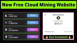 New Free Bitcoin Mining Website | Earn Free $10 Daily | New Free Cloud Mining Website