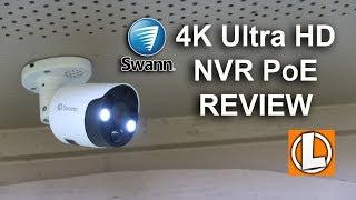 Swann 4K NVR Security Camera System Review - Unboxing, Setup, Settings, Installation, Footage