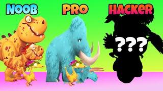 Dino bash - NOOB vs PRO vs HACKER