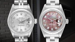 Rolex Datejust Steel White Gold Mother of Pearl Diamond Dial Ladies Watch 79174 | SwissWatchExpo